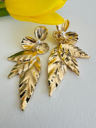 Boucles d’oreilles feuilles CANDELARIA