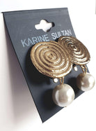 E68933 Boucles d'oreilles clips - Karine Sultan