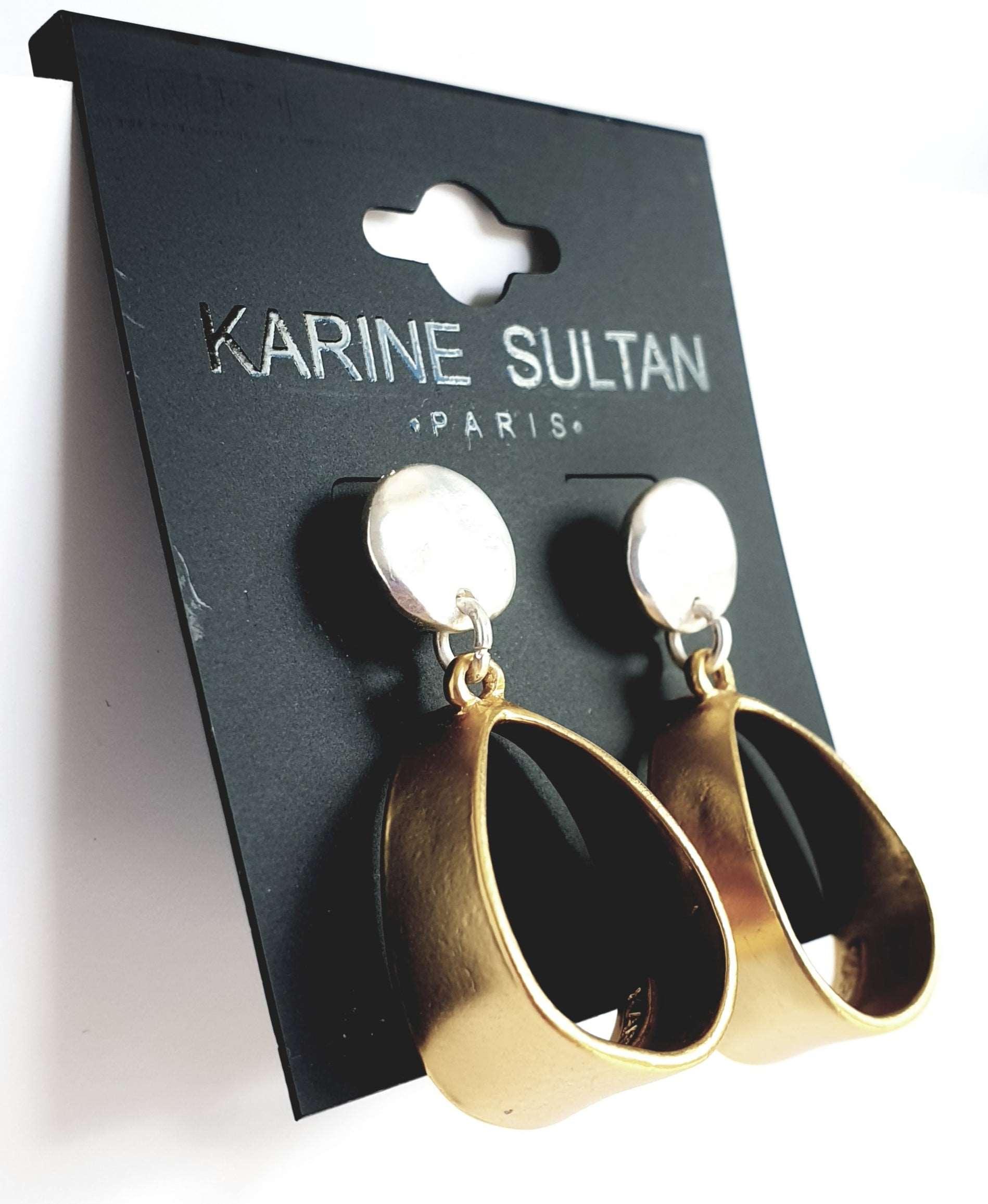 E54012 Boucles d'oreilles Métaux mixtes - Karine Sultan