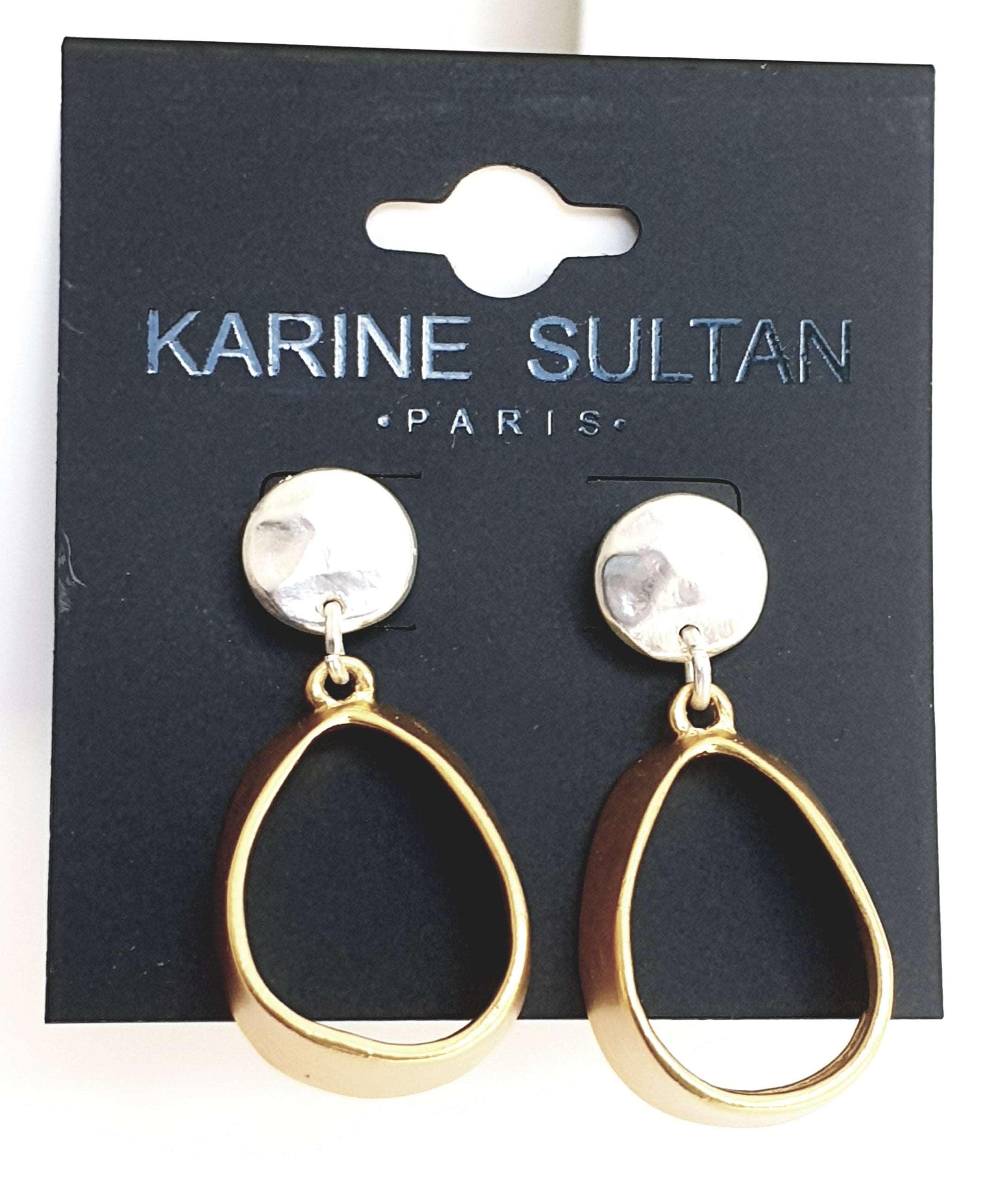 E54012 Boucles d'oreilles Métaux mixtes - Karine Sultan