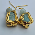 E76519 Boucles d'oreilles Amazonite - Karine Sultan