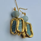 E76519 Boucles d'oreilles Amazonite - Karine Sultan