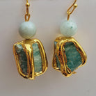 E76519 Boucles d'oreilles Amazonite - Karine Sultan