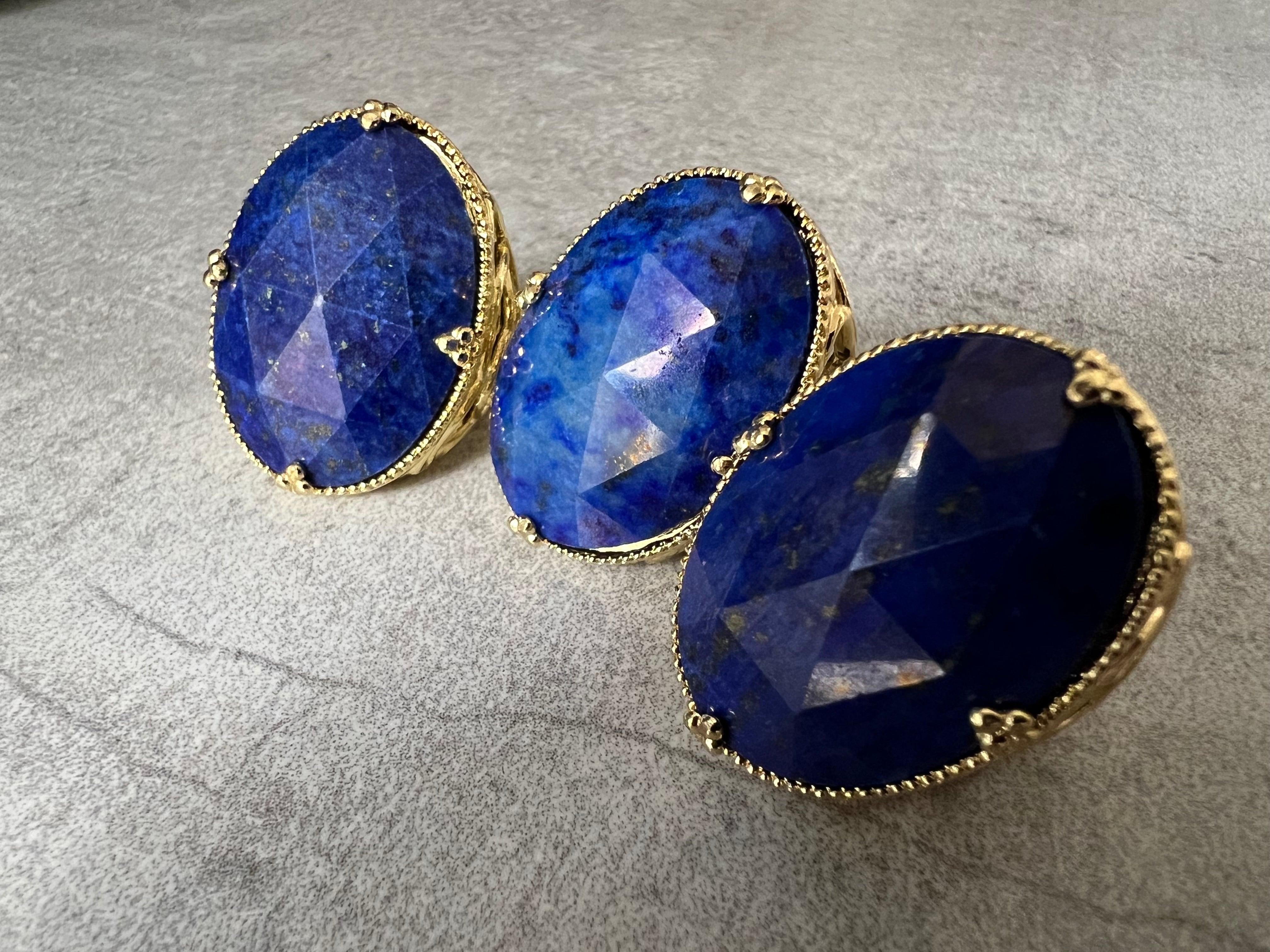 Bague ANTONELA bleu lapis