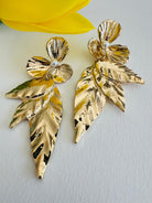 Boucles d’oreilles feuilles CANDELARIA