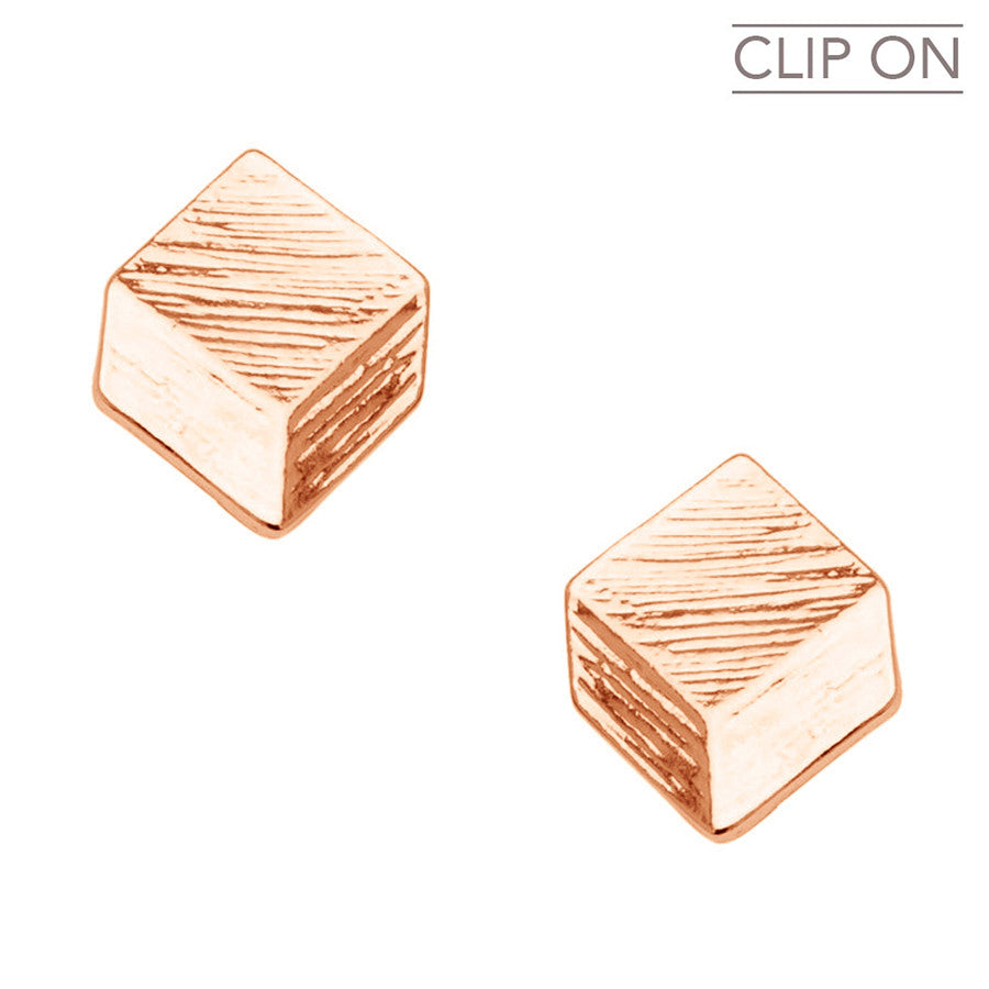 Brushed Square Clip On - Karine Sultan Official Website