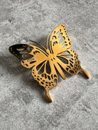 Broche dorée papillon GOLD BUTTERFLY