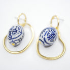 E72512 Boucles d'oreilles inspiration chinoise - Karine Sultan