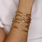 B61047 Bracelet Manchette Fil - Karine Sultan