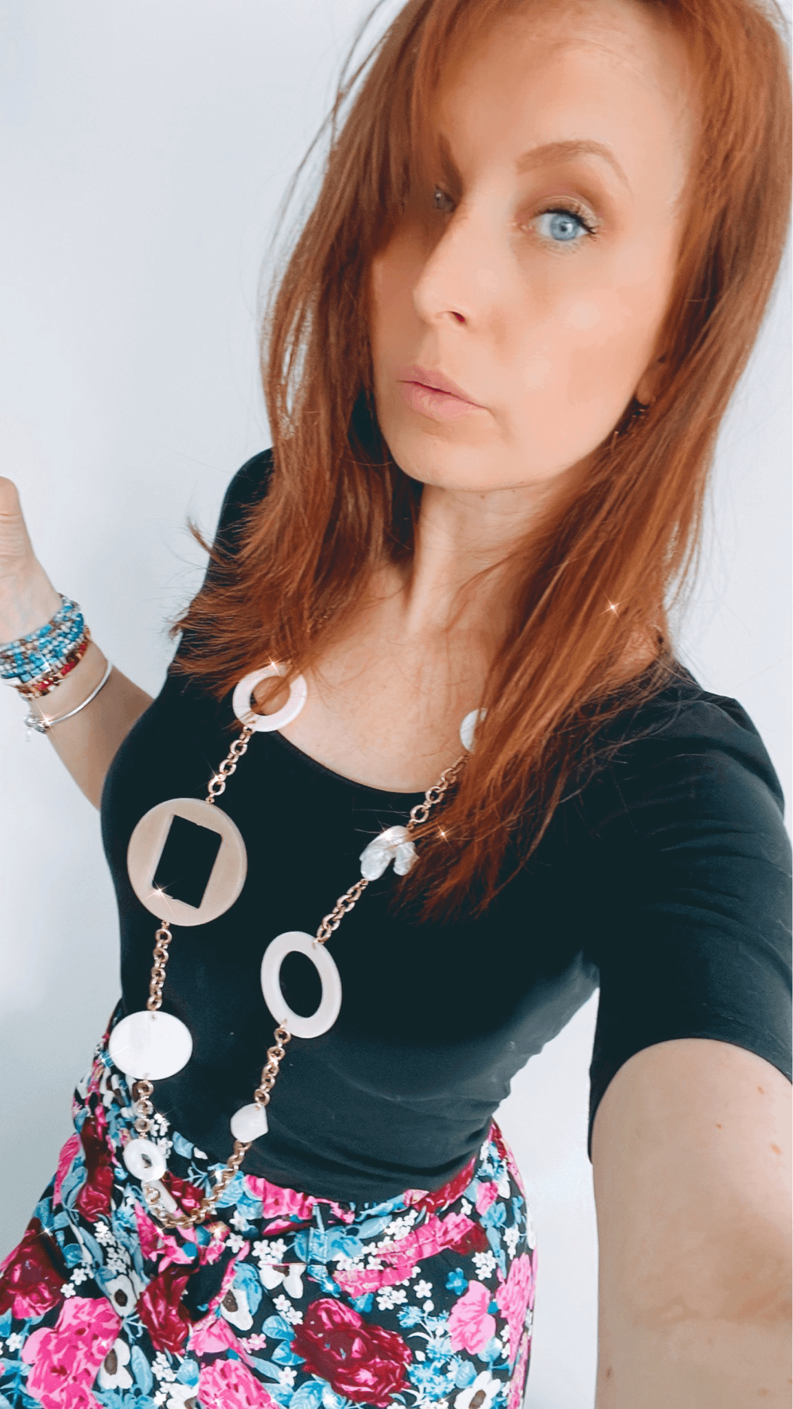 Collier original et asymétrique Francine BRAMLI - NATURELLE