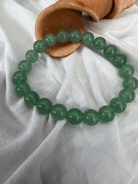 Bracelet CORLEONE -  perles minérales  Aventurine verte