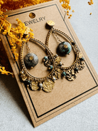 Boucles d’oreilles CANDICE perles et pampilles