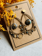 Boucles d’oreilles CANDICE perles et pampilles