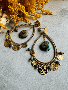 Boucles d’oreilles CANDICE perles et pampilles