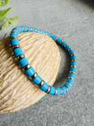 Bracelet CALVI perles bleues