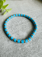 Bracelet CALVI perles bleues