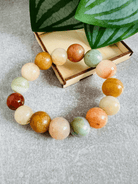 Bracelet grosses perles TERRACOTTA