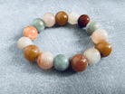 Bracelet grosses perles TERRACOTTA