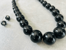 Collier SORAYA perles noires en bois