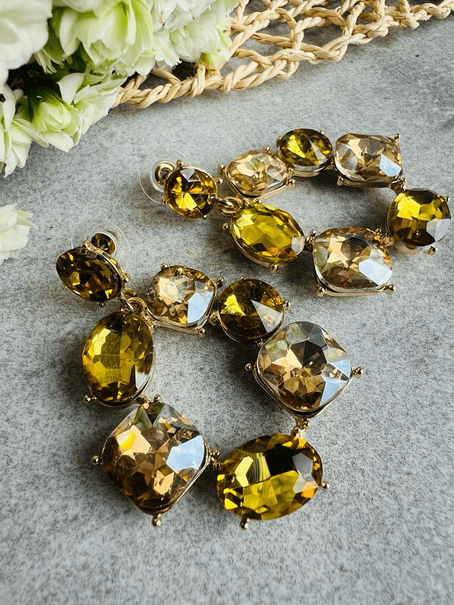 Boucles d’oreilles SKYLAR jaunes brillantes